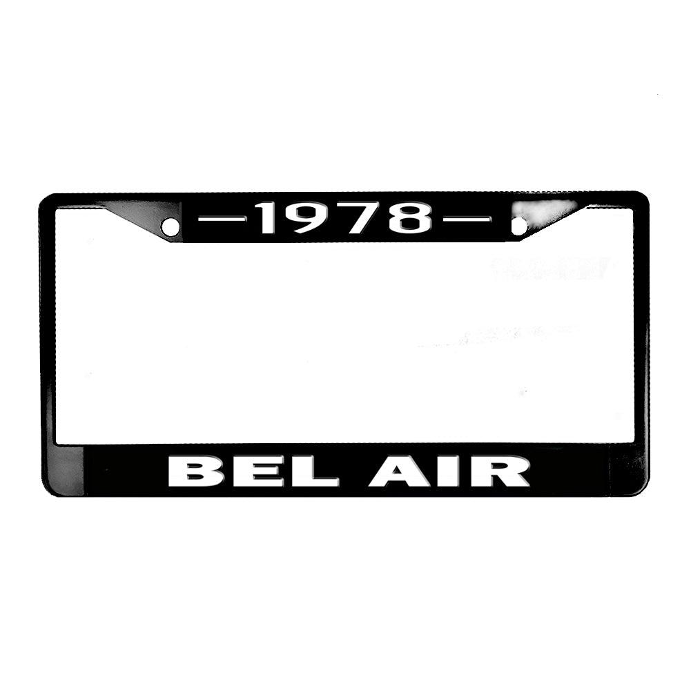 LPF-132 License Plate Frame - Bel Air 1950-1981 Bel Air Classic Car