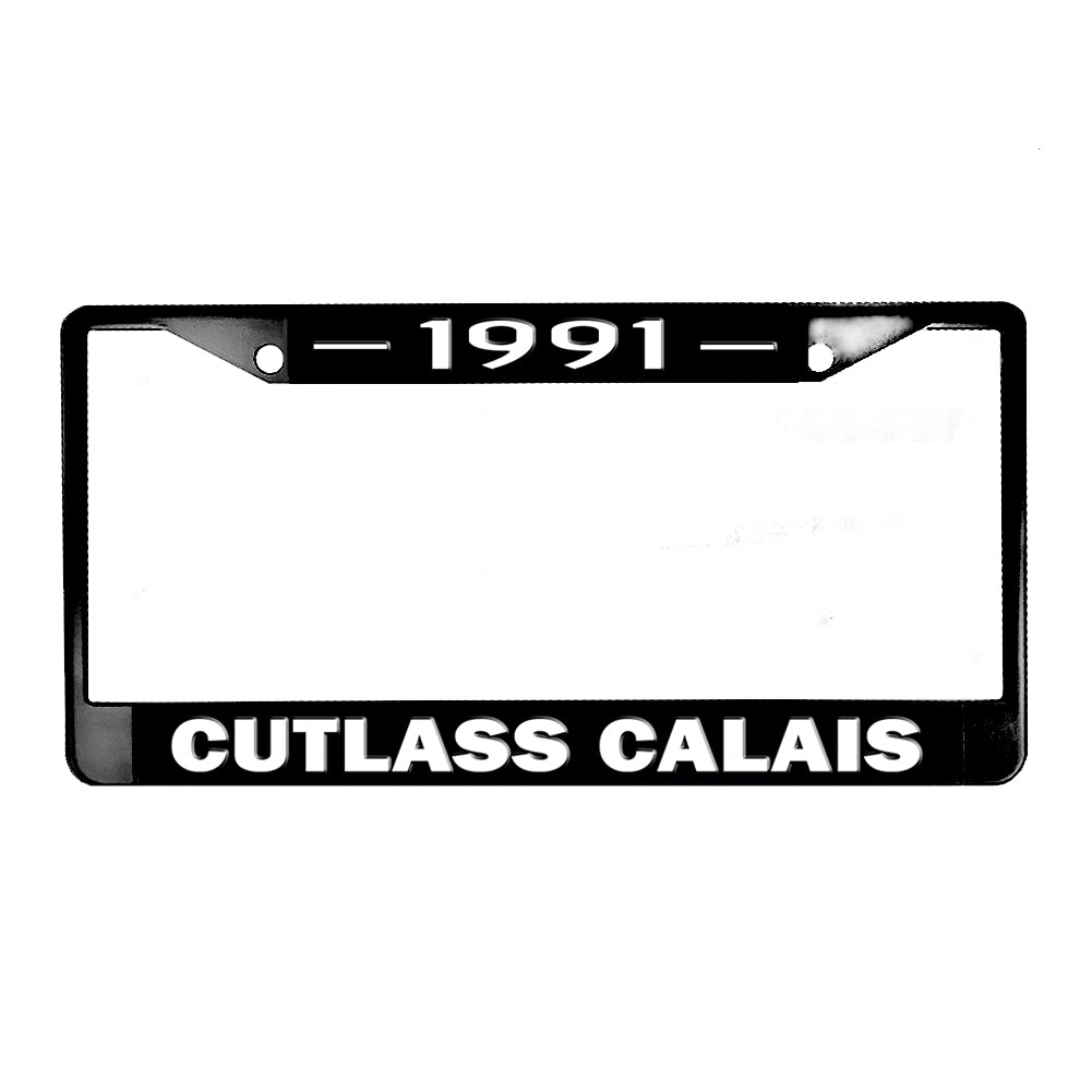 LPF-157 License Plate Frame - Oldsmobile 1985-1991 Oldsmobile Cutlass Calais