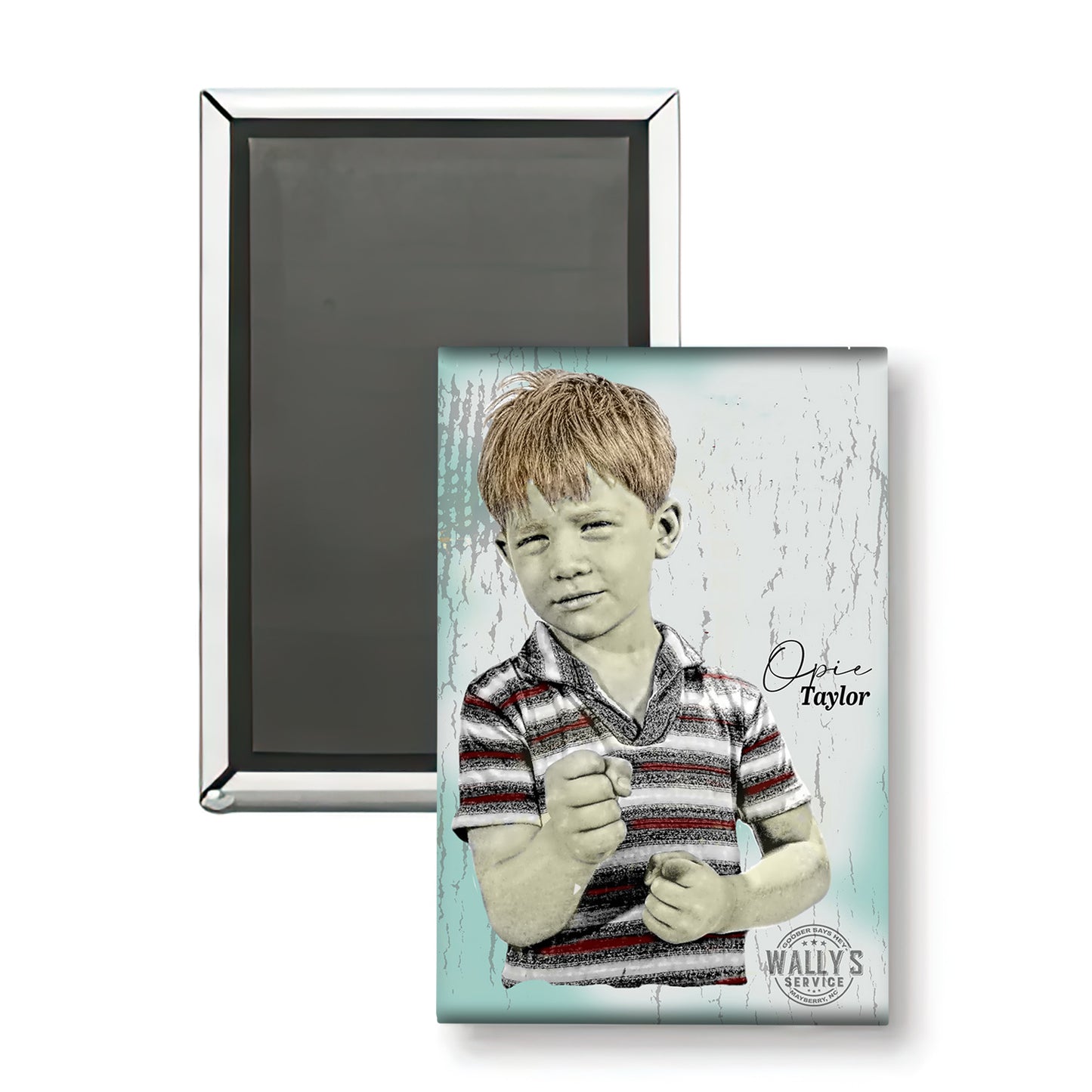 MG-014 - Mayberry Opie Taylor Ready To Fight Metal Magnet