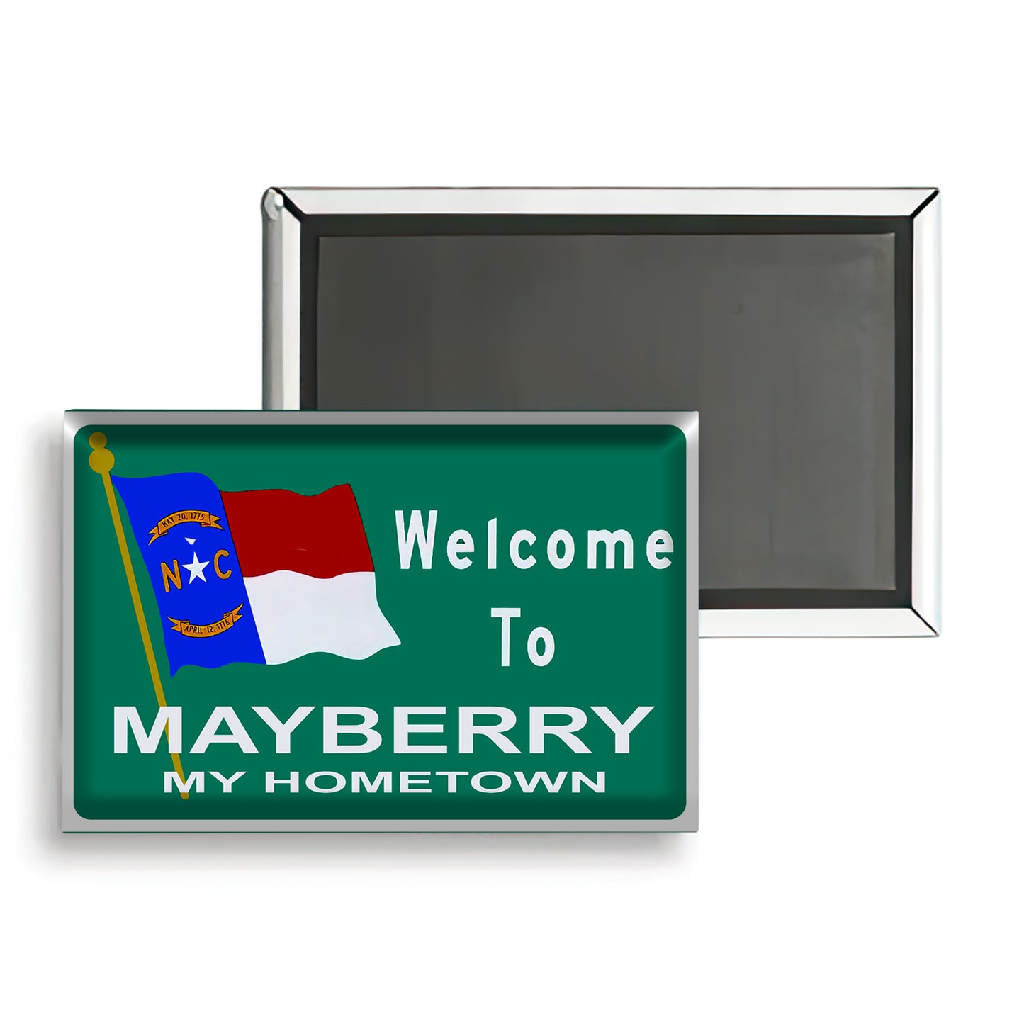 MG-024 - Welcome To Mayberry My Home Town Metal Magnet