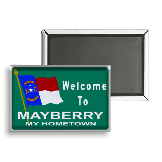 MG-024 - Welcome To Mayberry My Home Town Metal Magnet