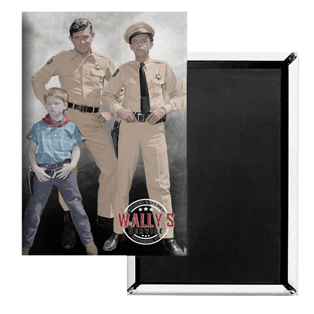 MG-131W- Mayberry Andy Barney Opie in Color
