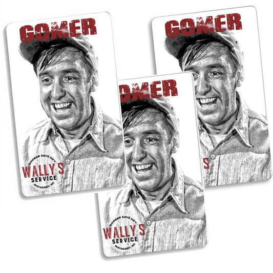 MGA-009 Magnets - Three Pack Mayberry Gomer Aluminum Magnets