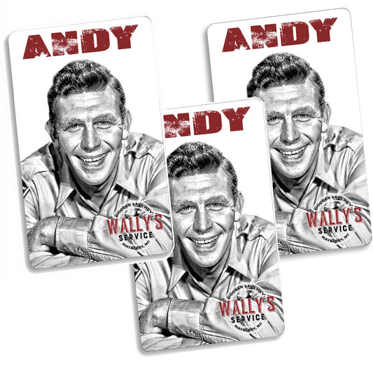 MGA-010 Magnets - Three Pack Mayberry Andy Aluminum Magnets