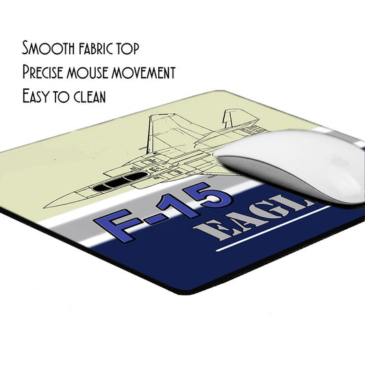 MP-071 Mouse Pad - Air Force USAF  F 15 Eagle Jet