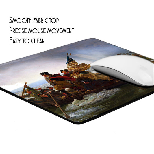 MP-091 Mouse Pad - Artwork Washington Crossing The Delaware Classic Art