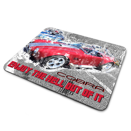 MP-134 Mouse Pad Carroll Shelby Enjoy The Hell Out Of It
