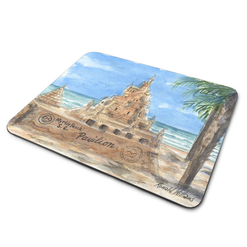 MP-203 Mouse Pad By Ron Williams Sand Castle at the Pavilion