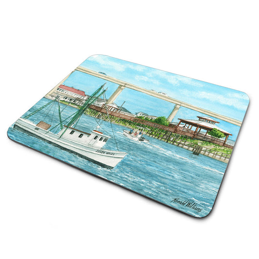 MP-204 Mouse Pad By Ron Williams Holden Beach Waterway