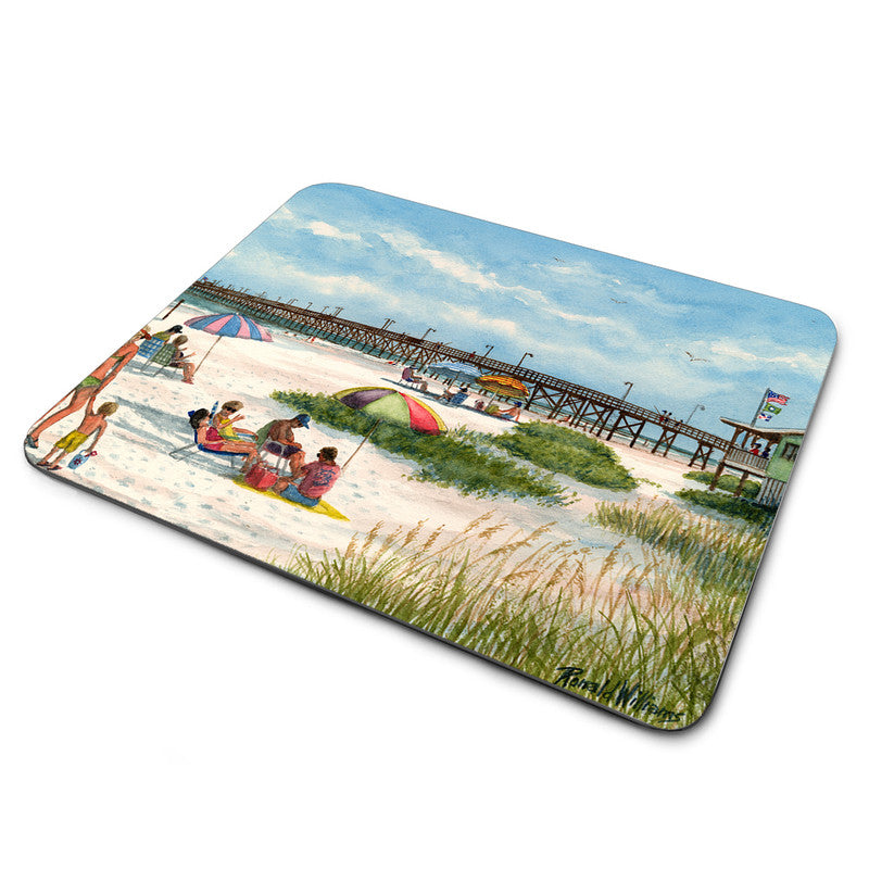 MP-205 Mouse Pad By Ron Williams Oak Island Pier NC