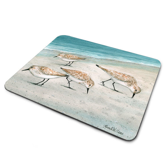 MP-296 Mouse Pad By Ron Williams Sandpipers On The Beach