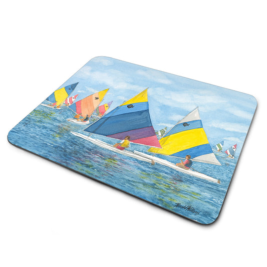 MP-310 Mouse Pad By Ron William Sunfish Sailboats