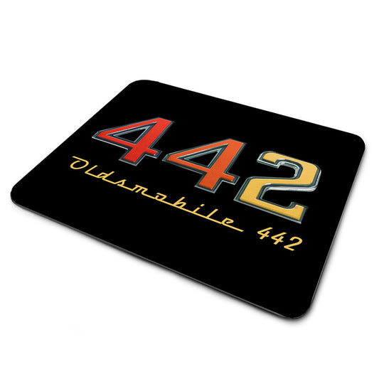 MP-386 Mouse Pad - Oldsmobile 442 Tri Color Number Classic Car