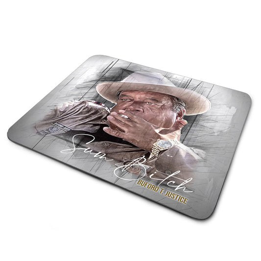 MP-395 Mouse Pad - Smokey And The Bandit Jackie Gleason Buford T Justice