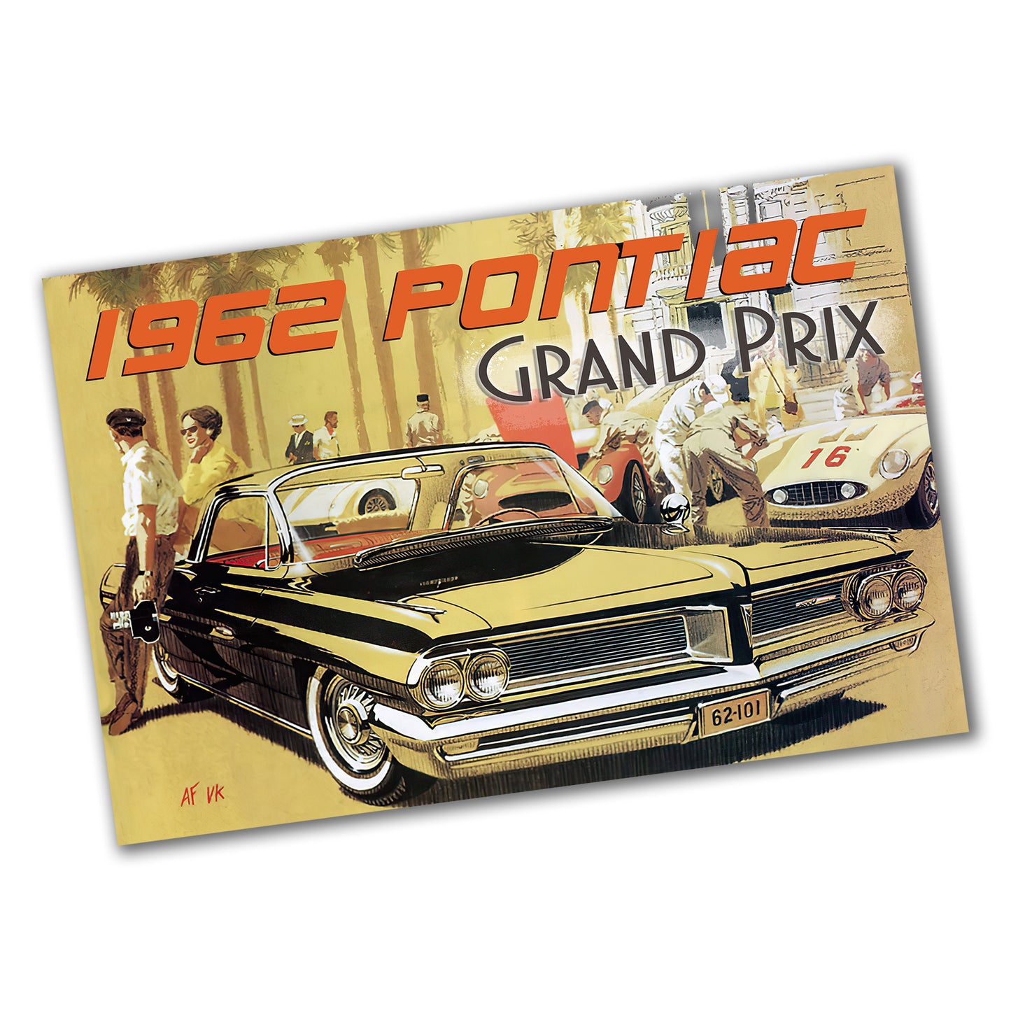 PO-049 Poster - Grand Prix 1962 Pontiac  Classic Car