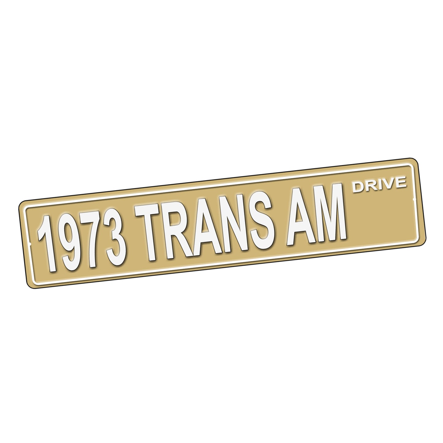 SI-STR-130 Street Sign - Trans Am 1973 Exterior Colors