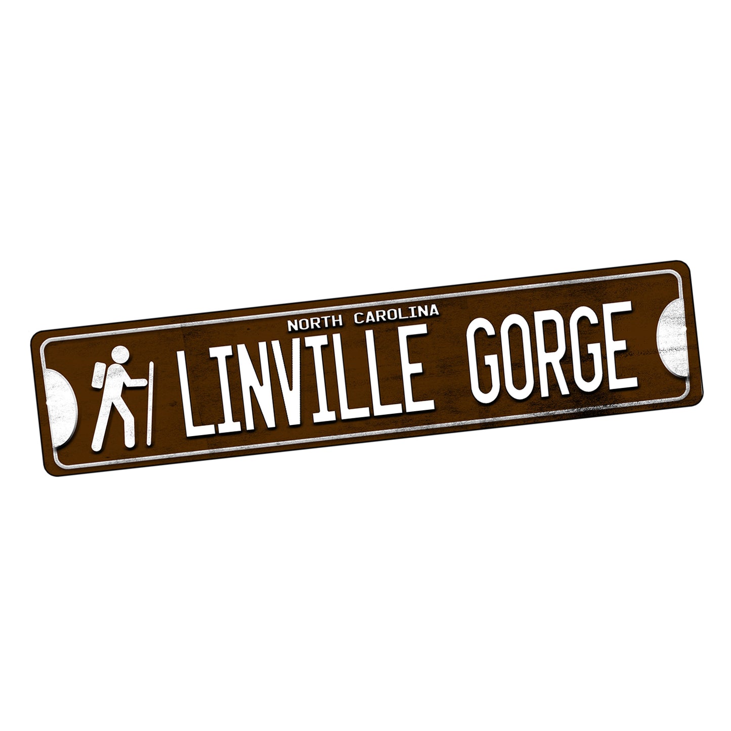 SI-STR-192 Street Sign - Mountains North Carolina Linville Gorge