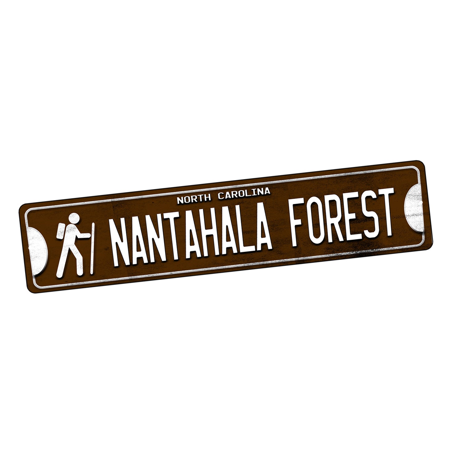 SI-STR-195 Street Sign - Mountains North Carolina Nantahala Forest