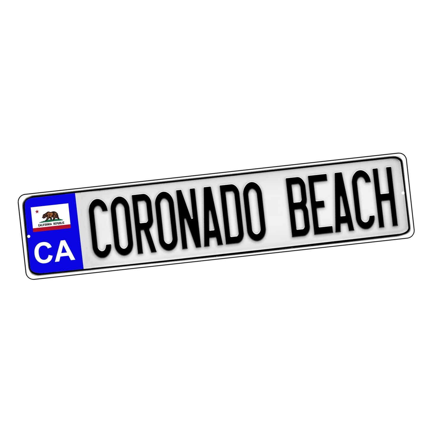SI-STR-205 Street Sign - California Beaches, Islands, and Towns