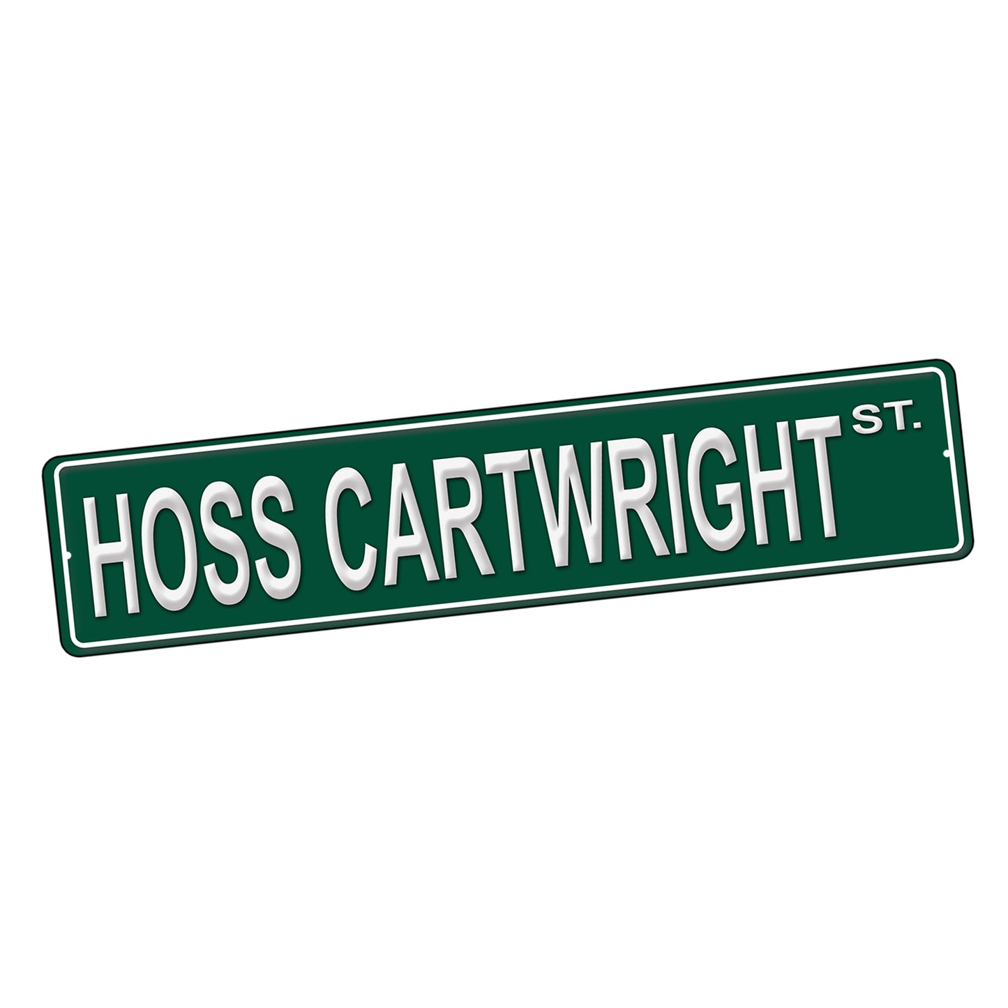 SI-STR-209 Street Sign - Bonanza TV Show Character Names