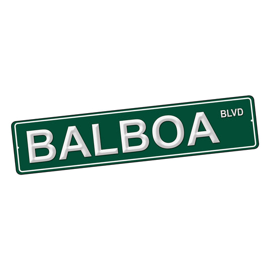SI-STR-215 Street Sign - Rocky Boxing Character Street Names