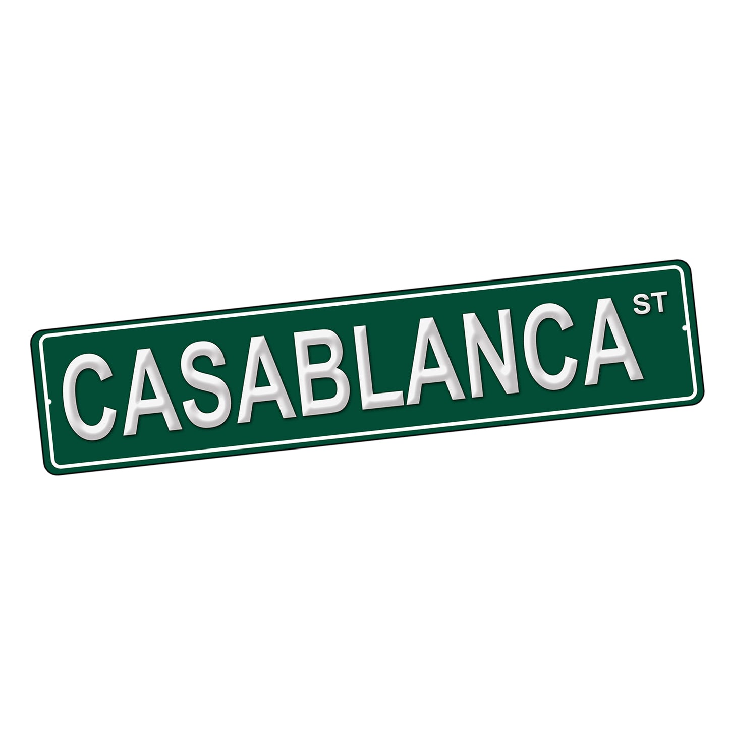 SI-STR-218 Street Sign - Humphrey Bogart Casablanca Character Street Names