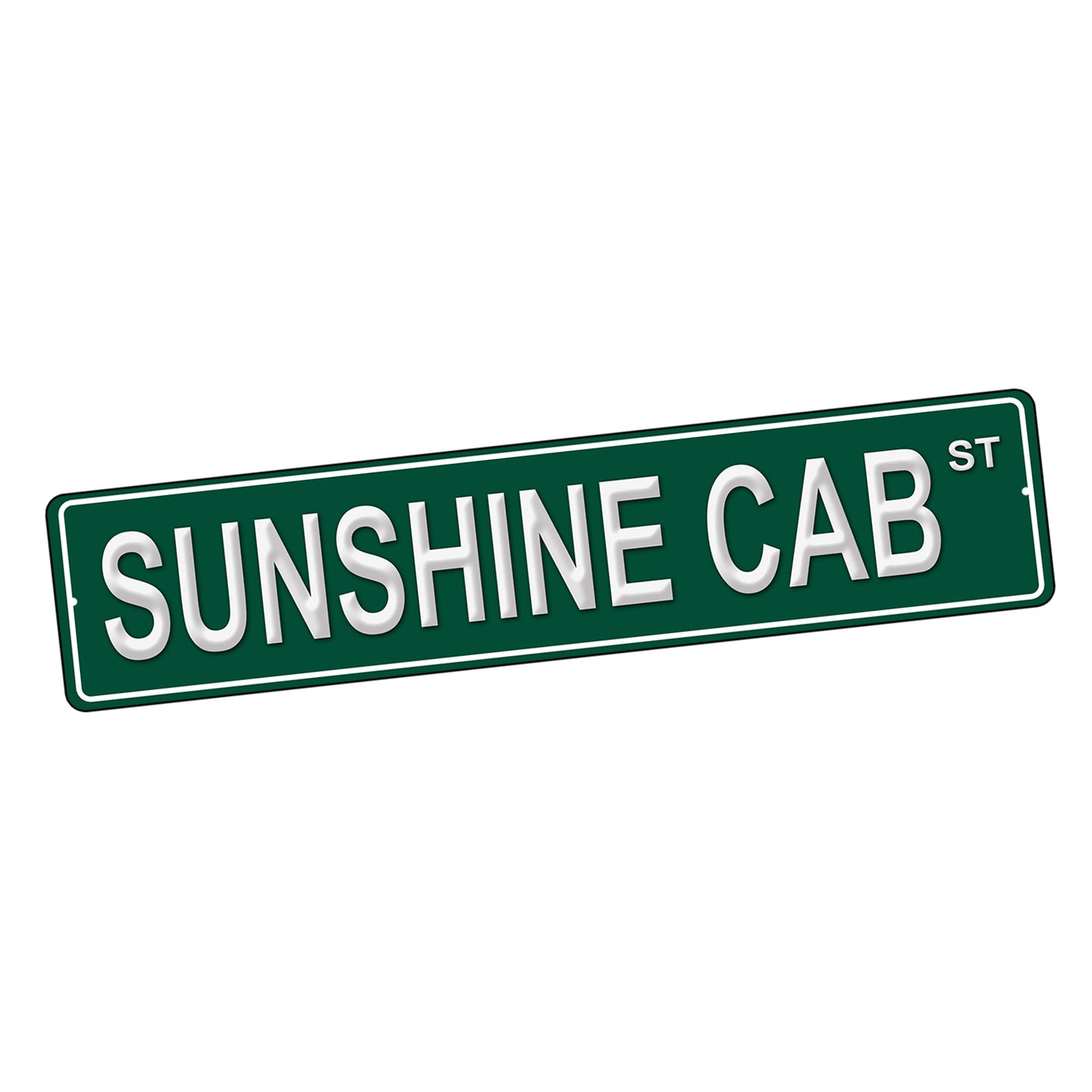 SI-STR-233 Street Sign - Movie Sunshine Cab Design