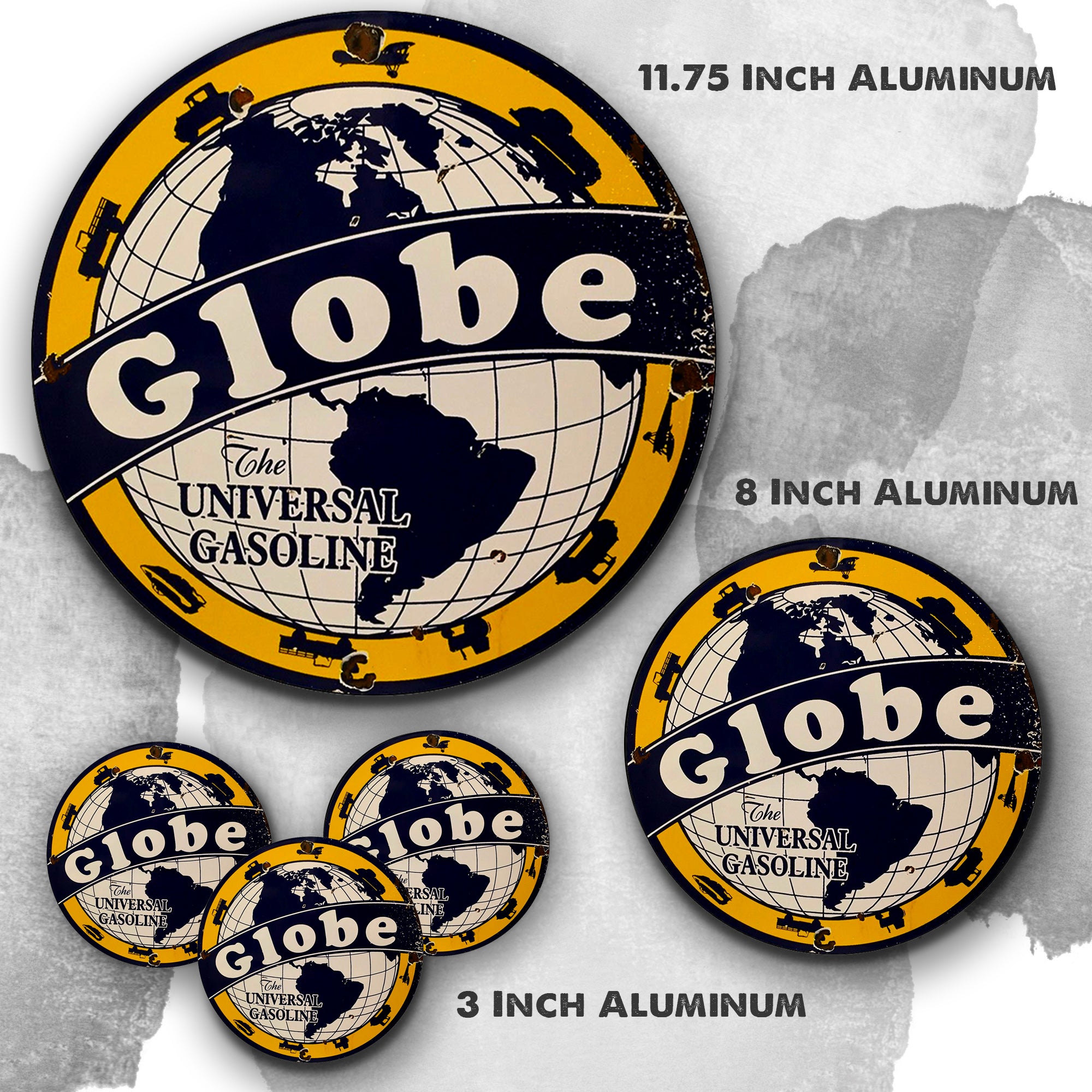 Round Sign Dmv Round Signs - Globe Universal Gasoline – eiznek.com