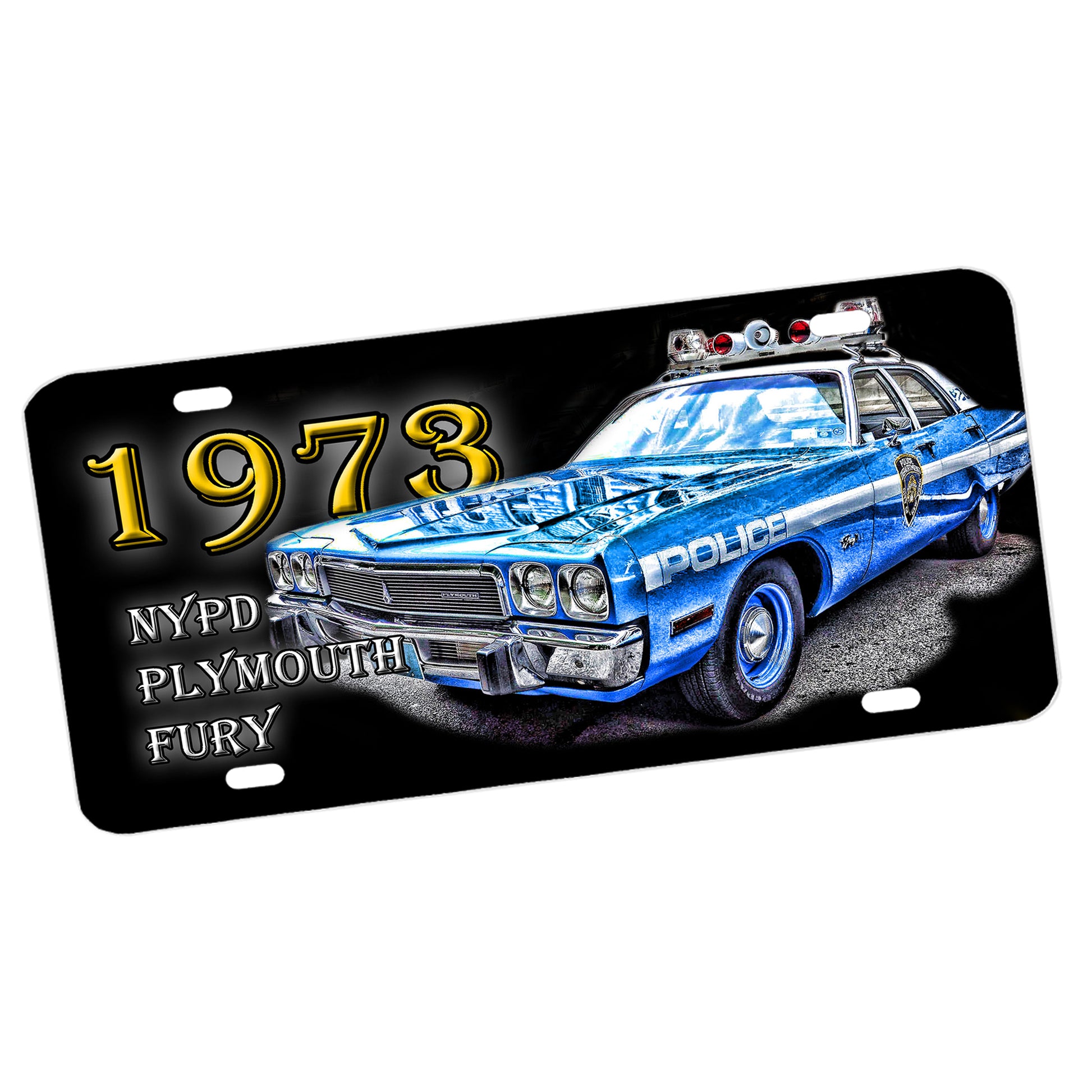 LP-279 Police Nypd Police Car WEB License Plate