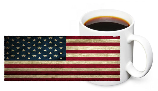 Coffee Mug - Old Distressed American Flag