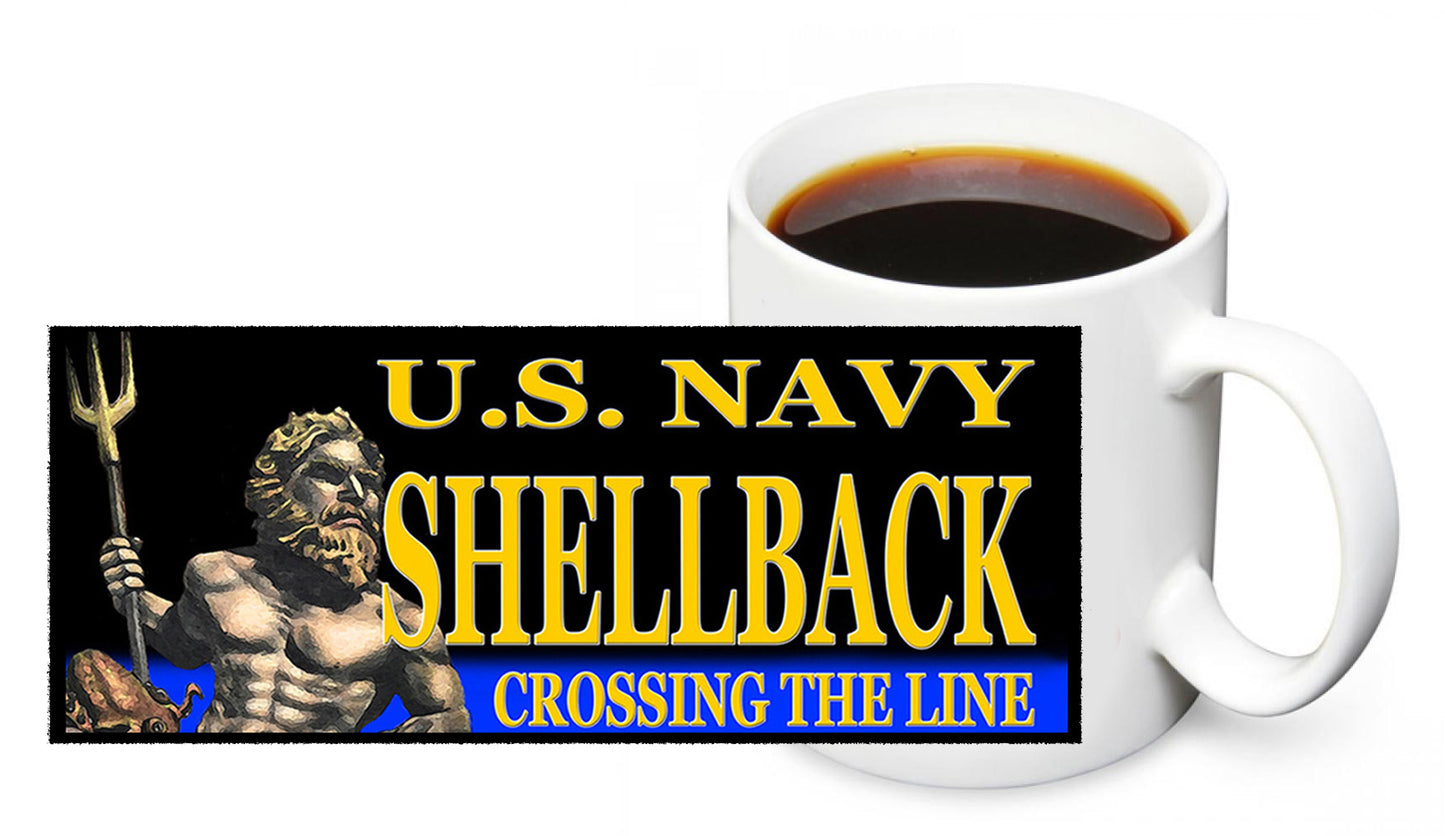 Coffee Mug - Golden Shellback Crossing The Line US Navy