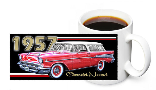 Coffee Mug - 1957 Chevy Nomad Station Wagon Classic Car