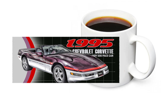 Coffee Mug - 1995 Corvette Indy 500 Pace Car Classic Car