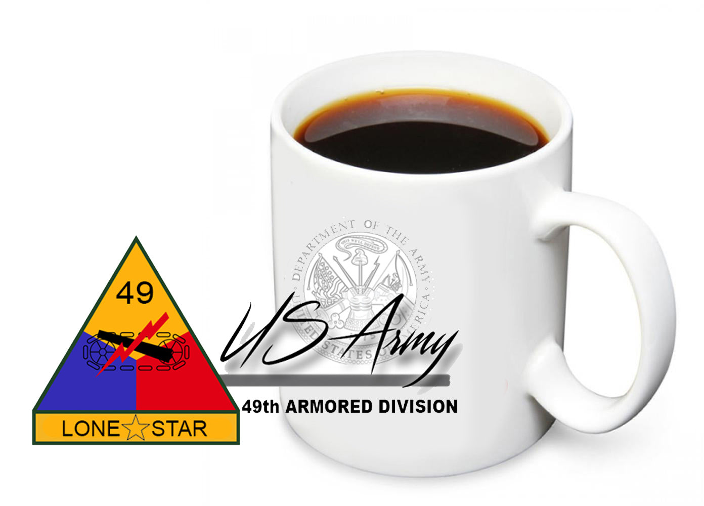 Coffee Mug - United States Army Tanks Armored Divisions