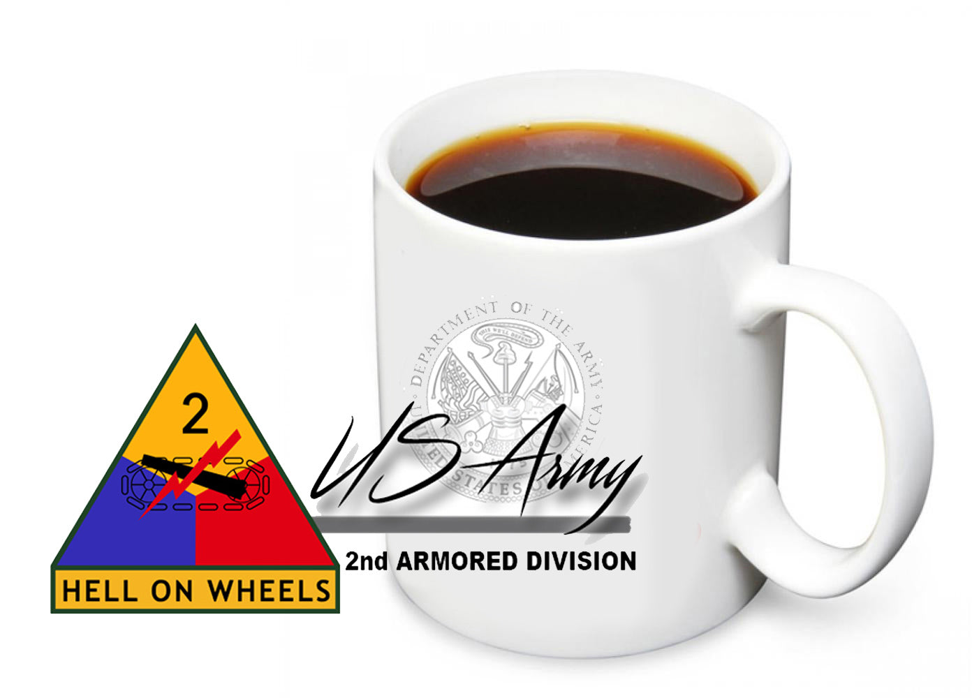 Coffee Mug - United States Army Tanks Armored Divisions