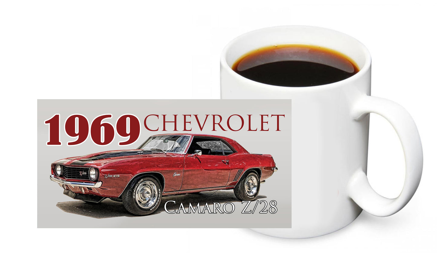 Coffee Mug - 1969 Chevy Camaro Z/28 Classic Car