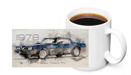 Coffee Mug - 1979 Pontiac Firebird Trans Am Classic Car