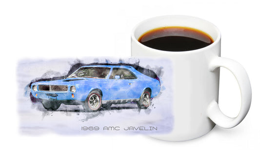 Coffee Mug - 1969 American Motors AMC Javelin Classic Car