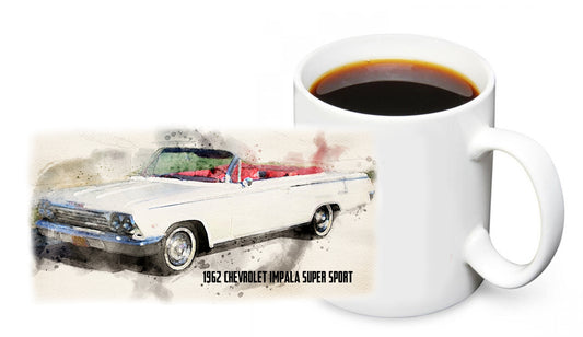 Coffee Mug - 1962 Chevy Impala SS Super Sport Convertible Classic Car