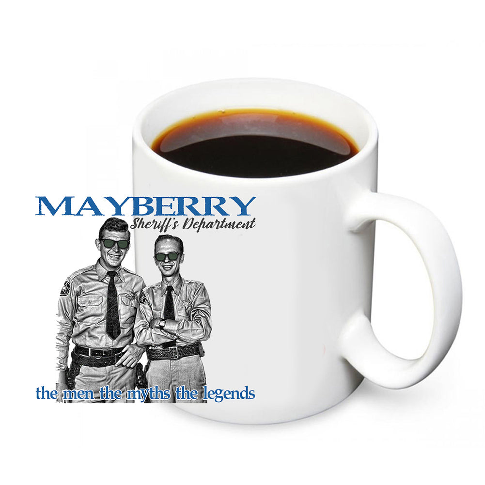 Coffee Mug - Sheriff Taylor and Deputy Barney Fife The Men The Myths