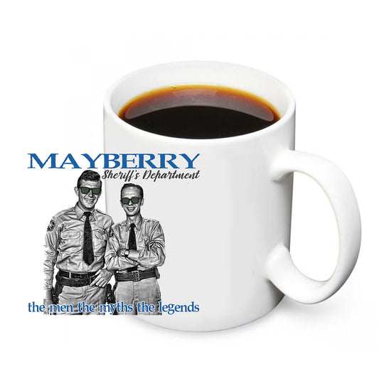 Coffee Mug - Sheriff Taylor and Deputy Barney Fife The Men The Myths