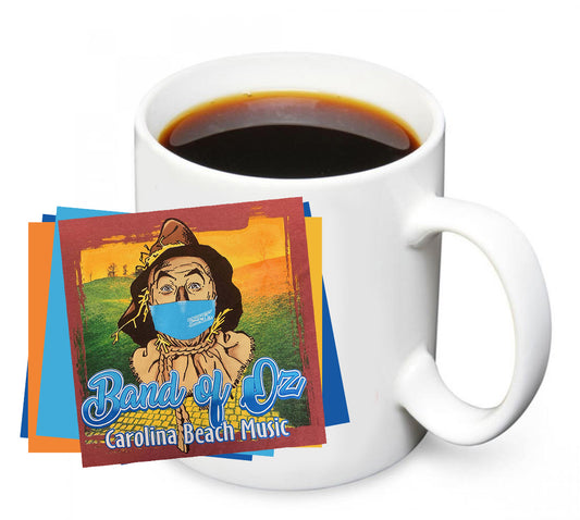 Coffee Mug - Carolina Beach Music The Band Of Oz Masked Scarecrow