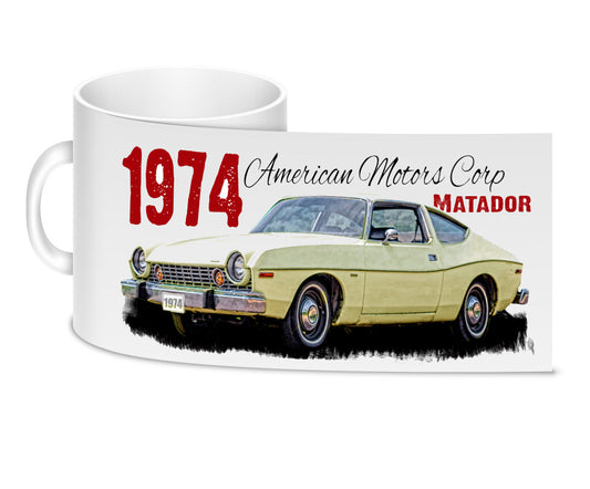 Coffee Mug - 1974 American Motors AMC Matador Classic Car