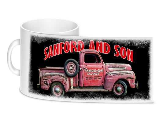 Coffee Mug - Sanford and Son Red Pick Up Truck