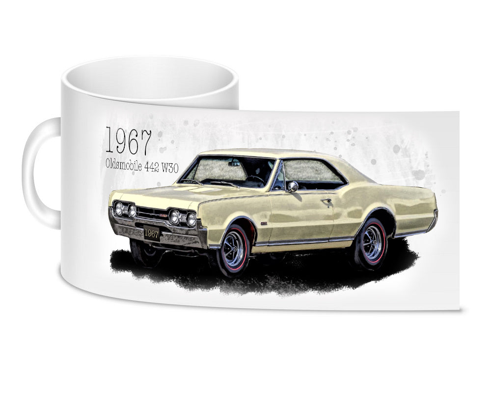 Coffee Mug - 1967 Oldsmobile 442 W-30 Muscle Car Classic Car