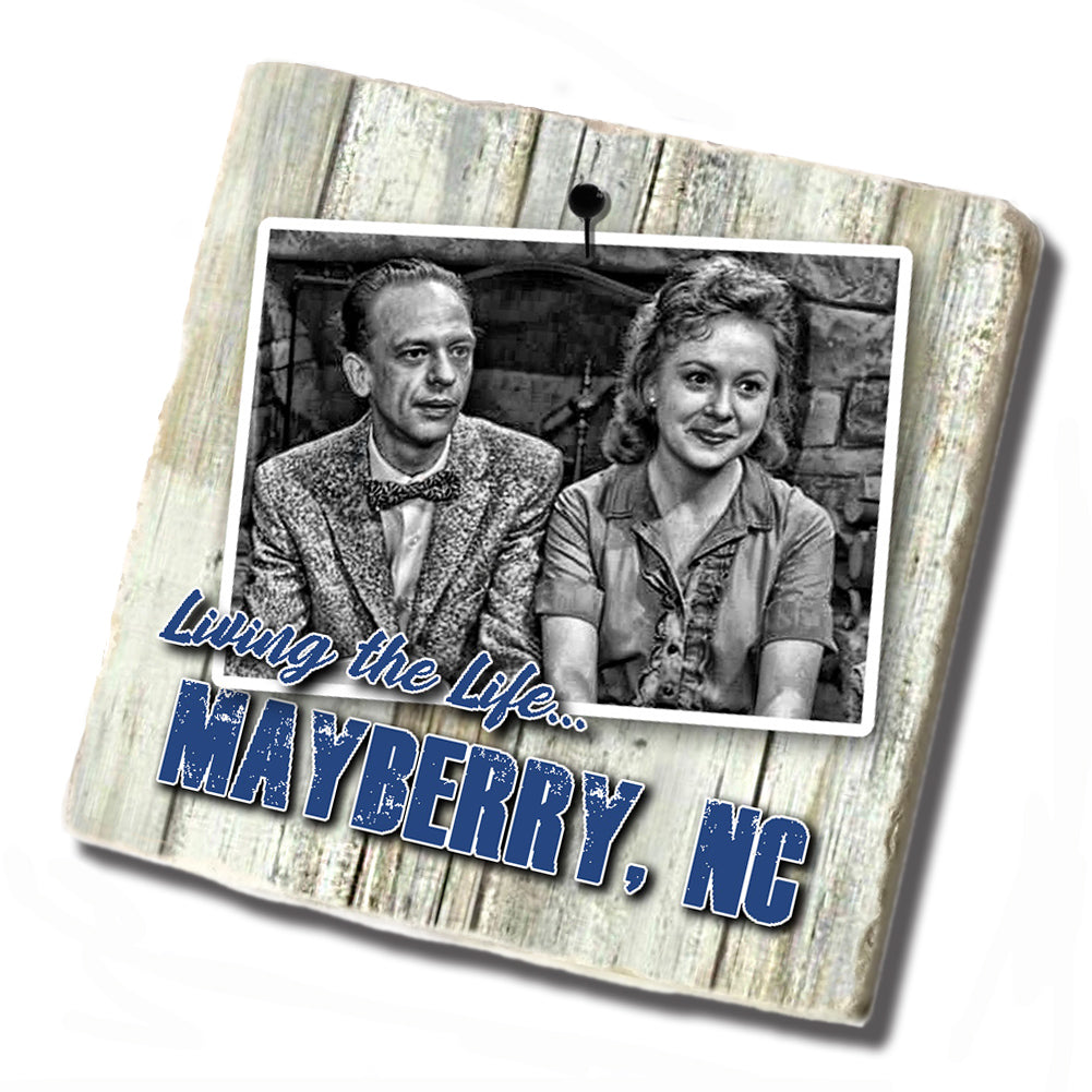 Tile Coaster - Barney and Thelma Lou