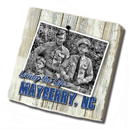 Tile Coaster - Andy, Opie And Barney