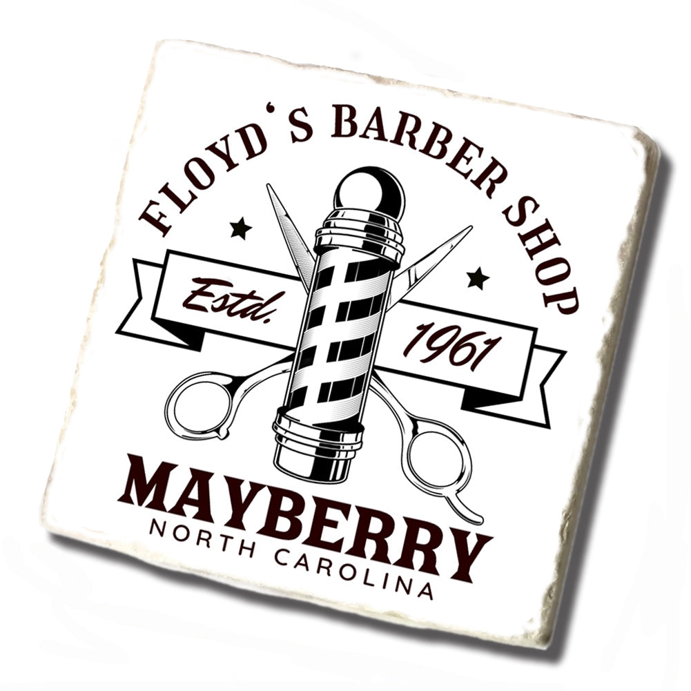 Tile Coaster - Floyd's Barber Shop