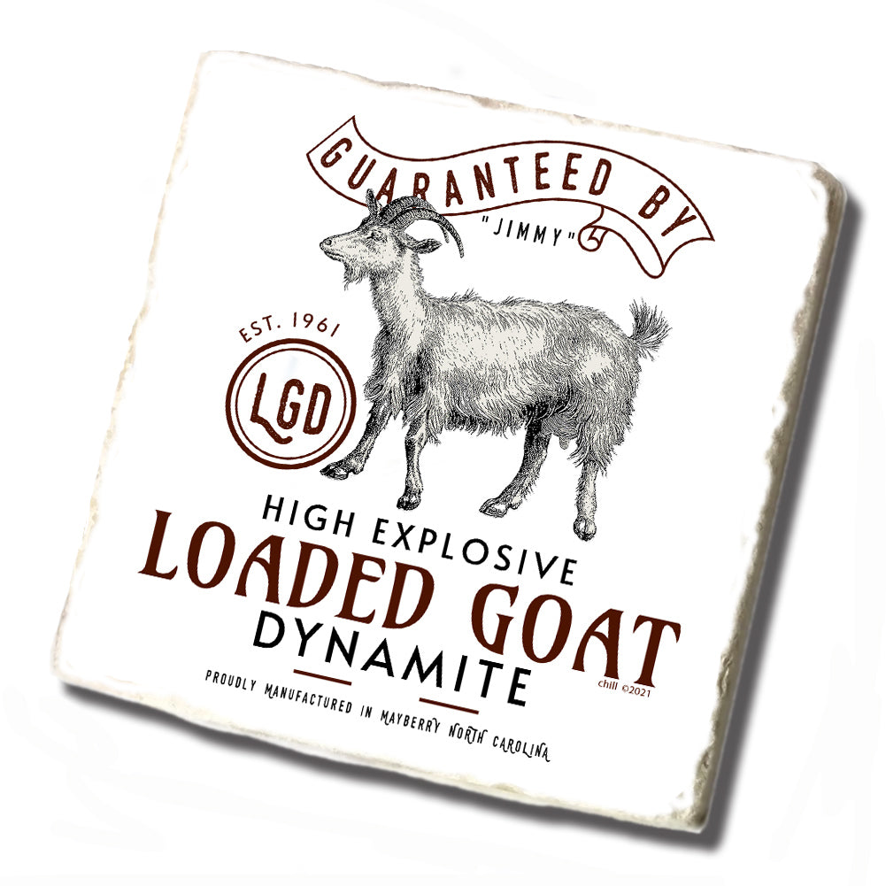 Tile Coaster - Loaded Goat High Explosive