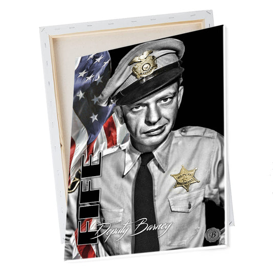 Wall Art - Deputy Barney Fife w Flag